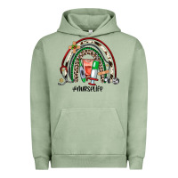 Pigment Oil Green Christmas nurselife rainbow Urban Hoodie - JahusDesignShop