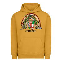 Pigment Peanut Butter Christmas nurselife rainbow Urban Hoodie - JahusDesignShop
