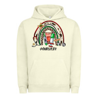 Pigment Pistachio Christmas nurselife rainbow Urban Hoodie - JahusDesignShop