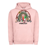 Pigment Salmon Christmas nurselife rainbow Urban Hoodie - JahusDesignShop