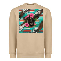 Mushroom western suffolk ewe Heavyweight Sweatshirt - BarkalooDesign