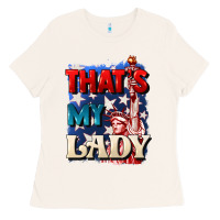 Bone thats my lady 4th of july Ladies Tee - CowGirlArtShop