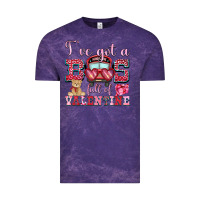 Cloud Purple i've got a bus full of valentine Vintage Tee - OliviaCreatesArt
