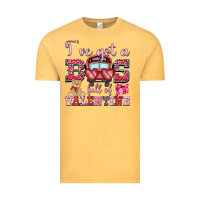 Vintage Mustard i've got a bus full of valentine Vintage Tee - OliviaCreatesArt