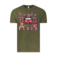 Vintage Olive i've got a bus full of valentine Vintage Tee - OliviaCreatesArt