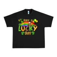 Black St. Patrick's Have a lucky day Urban Heavy Tee - OliviaCreatesArt