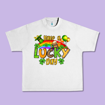 St. Patrick's Have A Lucky Day Urban Heavy Tee Designed By Oliviacreatesart