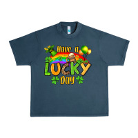 Midnight Navy St. Patrick's Have a lucky day Urban Heavy Tee - OliviaCreatesArt