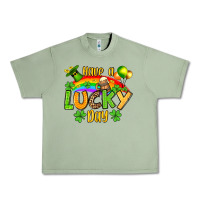 Oil Green St. Patrick's Have a lucky day Urban Heavy Tee - OliviaCreatesArt