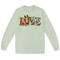 Matcha love horse sunflower Long Sleeve Tee - RanaPortraitStore