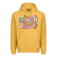 Mustard lunch lady easter Premium Hoodie - CowhideDigitalArt