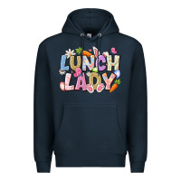 Navy lunch lady easter Premium Hoodie - CowhideDigitalArt