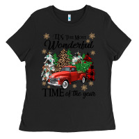 Black its the most wonderful time of the year Ladies Tee - CowGirlArtShop