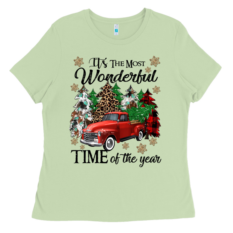 Its The Most Wonderful Time Of The Year Ladies Tee by CowGirlArtShop | Teevron