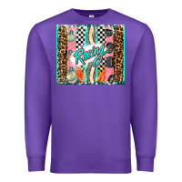 Purple racing brushstroke Premium Sweatshirt - AdoDesignShop