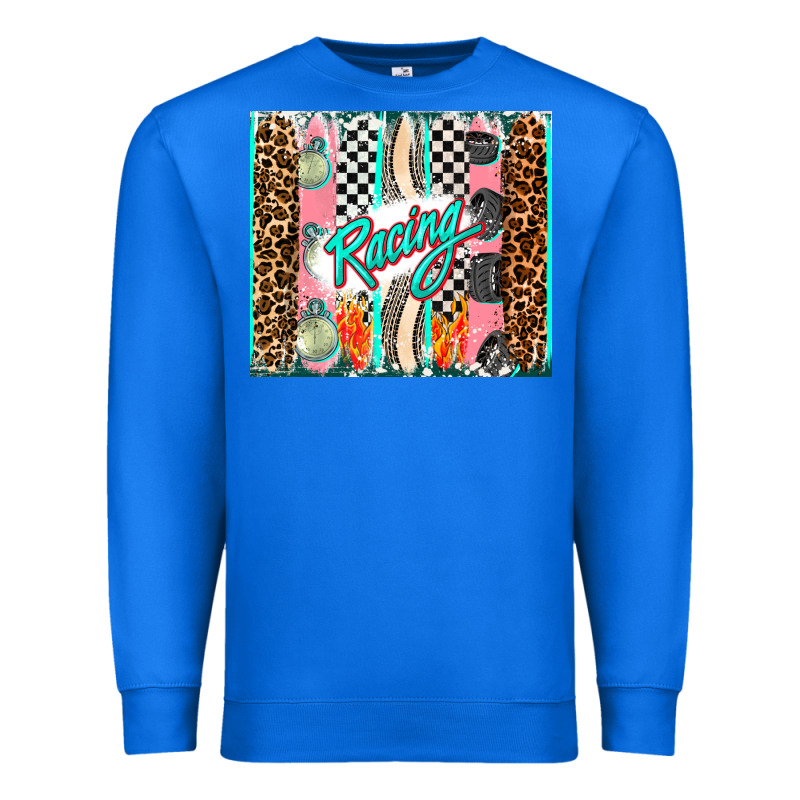 Racing Brushstroke Premium Sweatshirt by AdoDesignShop | Teevron