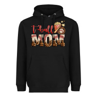 Black t ball mom Heavyweight Hoodie - AdoDesignShop