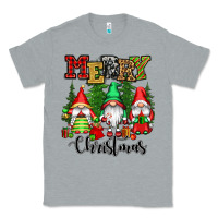 Heather Grey merry christmas gnomes Classic Tee - CowGirlArtShop