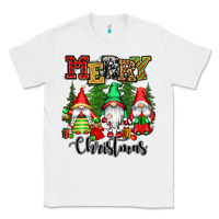 White merry christmas gnomes Classic Tee - CowGirlArtShop