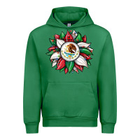 Emerald Christmas sunflower Mexican flag Urban Hoodie - JahusDesignShop