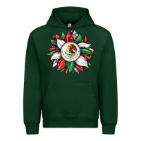 Forest Green Christmas sunflower Mexican flag Urban Hoodie - JahusDesignShop
