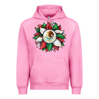 Fuchsia Pink Christmas sunflower Mexican flag Urban Hoodie - JahusDesignShop