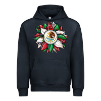 Navy Christmas sunflower Mexican flag Urban Hoodie - JahusDesignShop