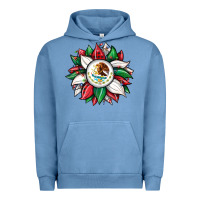 Pigment Pebble Blue Christmas sunflower Mexican flag Urban Hoodie - JahusDesignShop