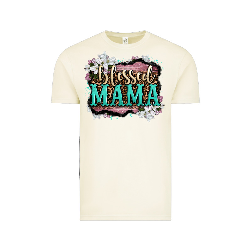 Blessed Mama Vintage Tee by OliviaCreatesArt | Teevron
