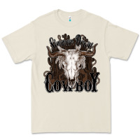 Bone Simmer down Cowboy Premium Tee - HowdyJamesFarm
