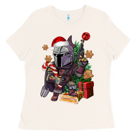 Bone Christmas gnome Ladies Tee - CowGirlArtShop