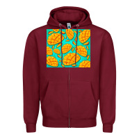 Burgundy mango Zipper Hoodie - BarkalooDesign
