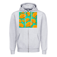 Heather Grey mango Zipper Hoodie - BarkalooDesign