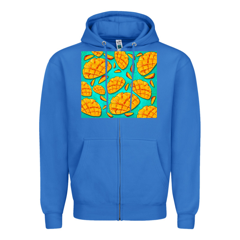 Mango Zipper Hoodie by BarkalooDesign | Teevron