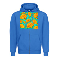 True Royal mango Zipper Hoodie - BarkalooDesign