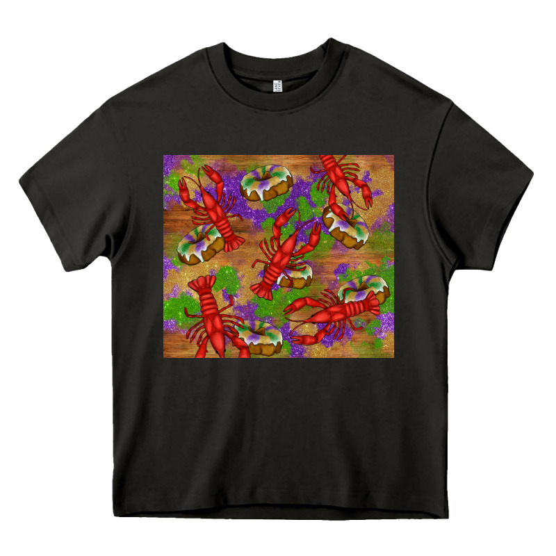 Mardi Gras Crawfish King Cake Heavy Core Tee by RanaPortraitStore | Teevron
