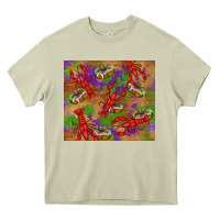 Mossy mardi gras crawfish king cake Heavy Core Tee - RanaPortraitStore