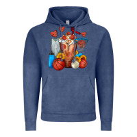 Vintage Denim Basketball Sunflower Frappe Vintage Hoodie - FaDigitalArtStudio