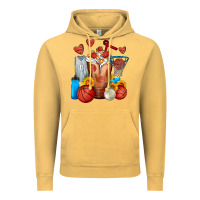 Vintage Mustard Basketball Sunflower Frappe Vintage Hoodie - FaDigitalArtStudio
