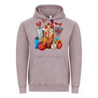 Vintage Zinc Basketball Sunflower Frappe Vintage Hoodie - FaDigitalArtStudio