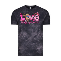 Cloud Black love is all you need Vintage Tee - OliviaCreatesArt