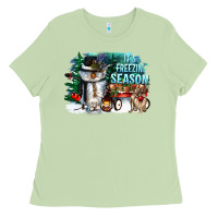 Matcha its freezin season Ladies Tee - CowGirlArtShop
