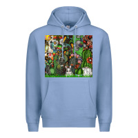 Colony Blue easter Premium Hoodie - CowhideDigitalArt