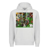 Dove Grey easter Premium Hoodie - CowhideDigitalArt