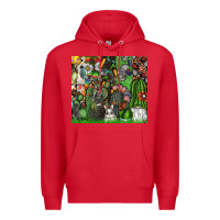 Red easter Premium Hoodie - CowhideDigitalArt