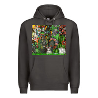 Smoke easter Premium Hoodie - CowhideDigitalArt