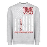 Heather Grey thank you for your service   veterans day t Heavyweight Sweatshirt - maiPhamDesign