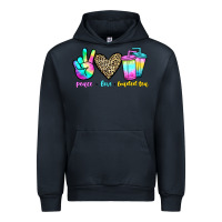 Navy peace love loaded tea Urban Hoodie - JahusDesignShop