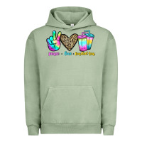Pigment Oil Green peace love loaded tea Urban Hoodie - JahusDesignShop