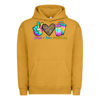 Pigment Peanut Butter peace love loaded tea Urban Hoodie - JahusDesignShop